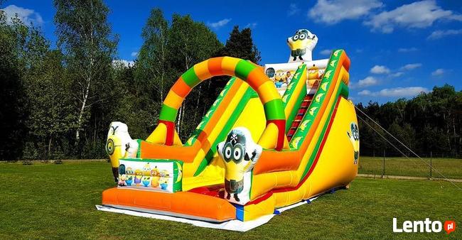 Dmuchaniec zjeżdżalnia Minionek Dmuchańce atrakcja zamek