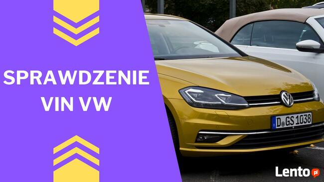 VW Historia serwisowa ASO Przebieg po VIN