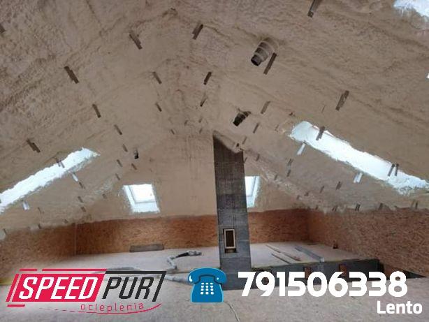 Ocieplanie Poddaszy Piana Pur Strop Wiązary Budowa Słubice
