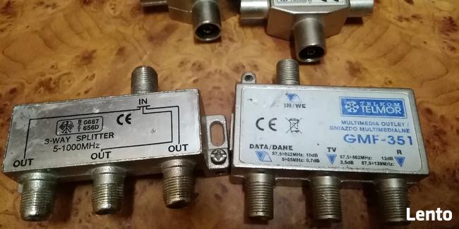 Spliter na 3-2 telewizory podłączenia