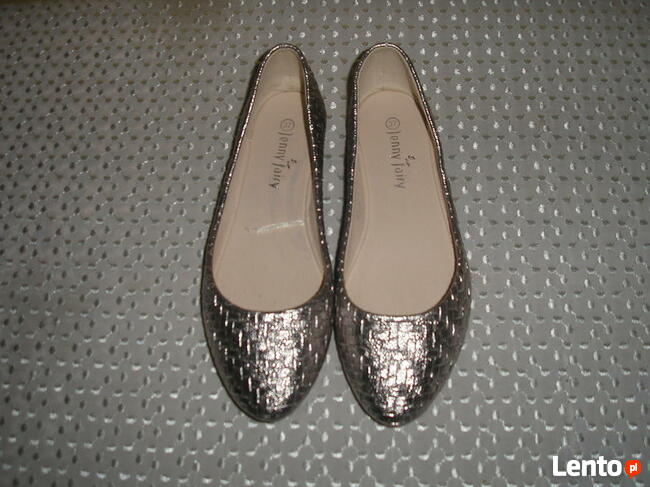 srebrne baleriny 37 23cm. Jenny Fairy