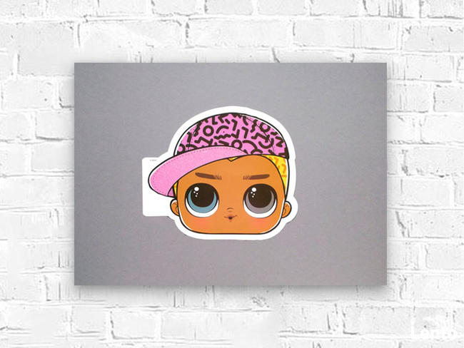 lol obrazek 30x40, lol surprise grafika na scianę