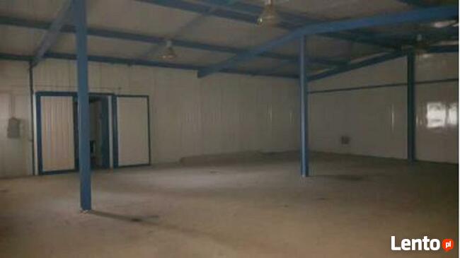 Hale magazynowe biuro o pow.810 m2 działka 2640 m2