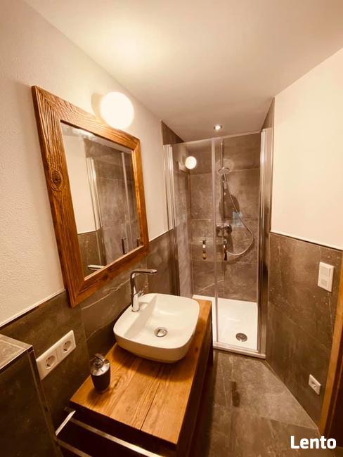 Szafka pod umywalkę ze starego drewna - Alldeco