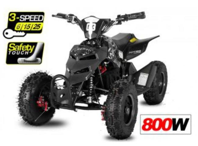 MINI atv QUAD ELEKTRYCZNY REPTI 800W KOŁA 6 dla dziecka 24h