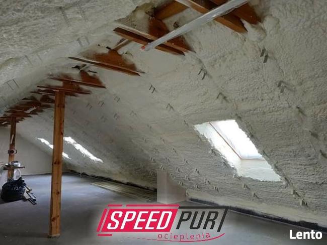 Ocieplanie Poddaszy Piana Pur Dach Strop Wiązary Budowa