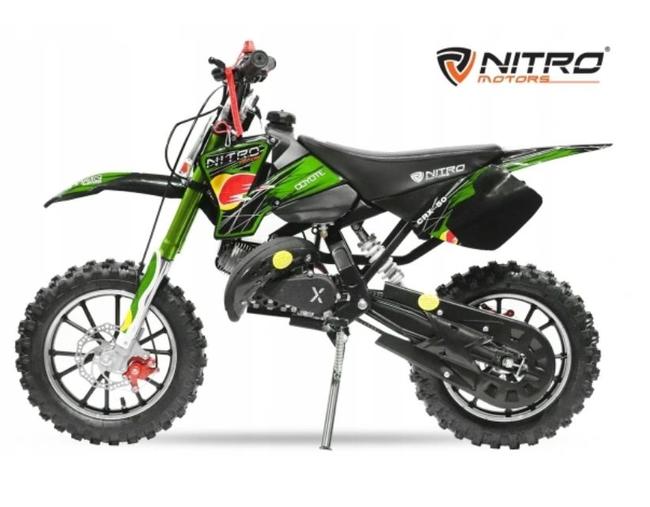 MINI CROSS motocykl 49 50 COYOTE KOŁA 10 wysyłka od ręki