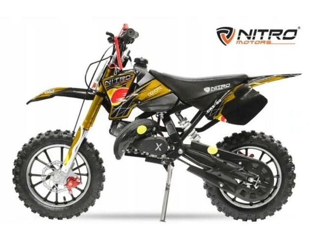 MINI CROSS motocykl 49 50 COYOTE KOŁA 10 wysyłka od ręki