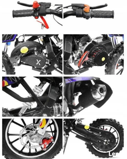 MINI CROSS motocykl 49 50 COYOTE KOŁA 10 wysyłka od ręki