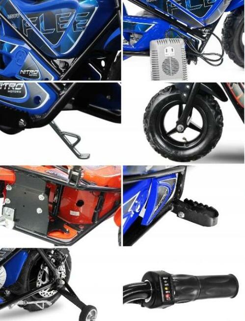 Mini ROWEREK SKUTER ELEKTRYCZNY FLEE 24h od ręki dla dziecka