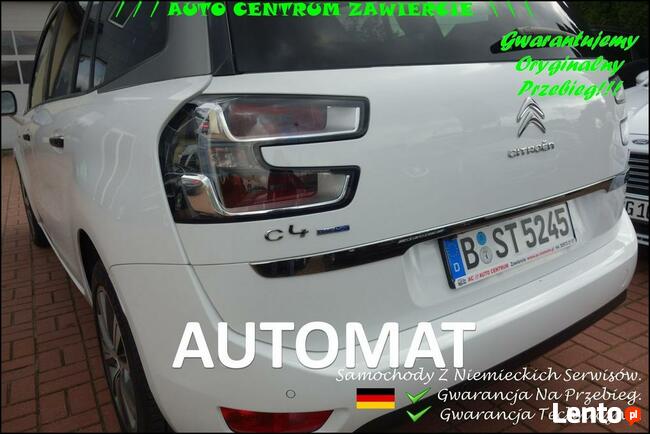 Citroen C4 Grand Picasso Exclusive Pełny Automat Full Opcja 1 własciciel Pełny Serwis