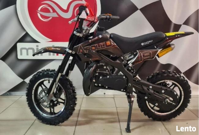 MINI motocykl CROSS 49 50 APOLLO KOŁA 10 wysyłka od ręki