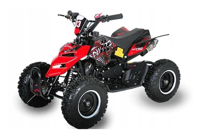 MINI atv QUAD 49 50 SPALINOWY REPTI KOŁA 6 od ręki dla dziecka