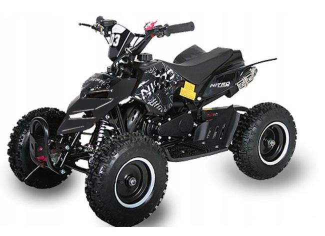MINI atv QUAD 49 50 SPALINOWY REPTI KOŁA 6 od ręki dla dziecka