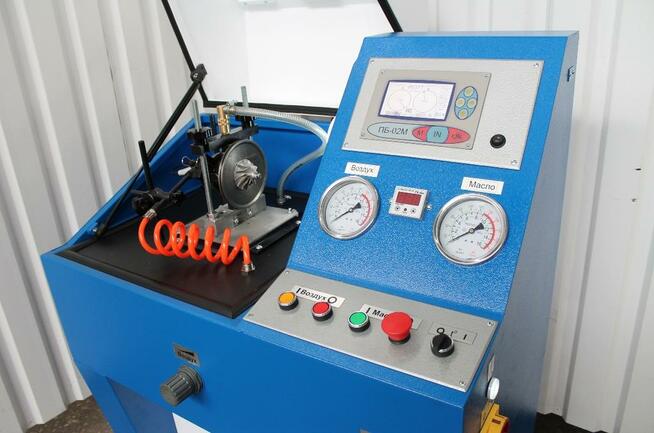 Wyważarka turbin SBR-10 przy dużych prędkościach