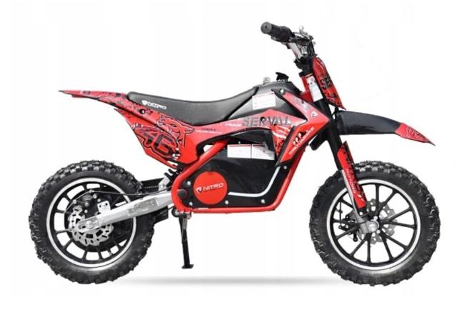 CROSS motocykl ELEKTRYCZNY 500W SERVAL koła 10 dla dziecka