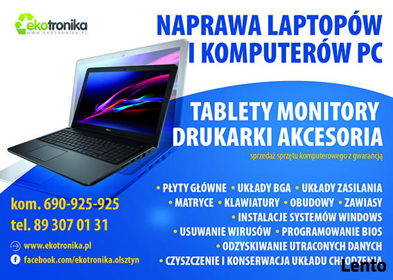 Serwis Komputerowy Olsztyn Naprawa komputerów