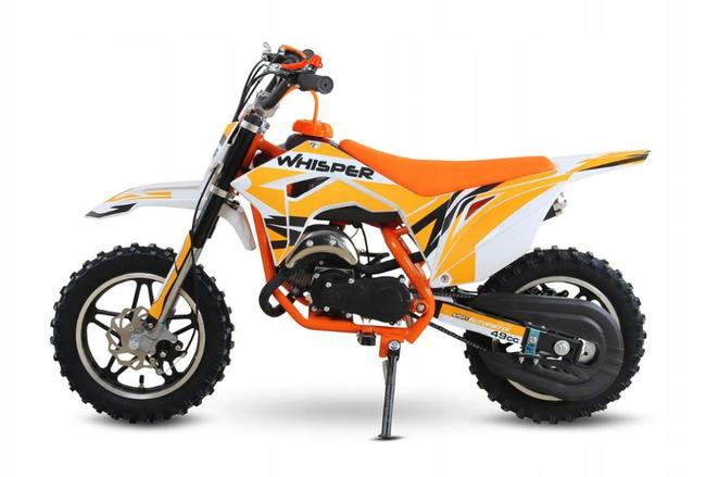 MINI CROSS kross motocykl 49 50 WHISPER KOŁA 10 dla dziecka