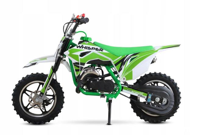 MINI CROSS kross motocykl 49 50 WHISPER KOŁA 10 dla dziecka