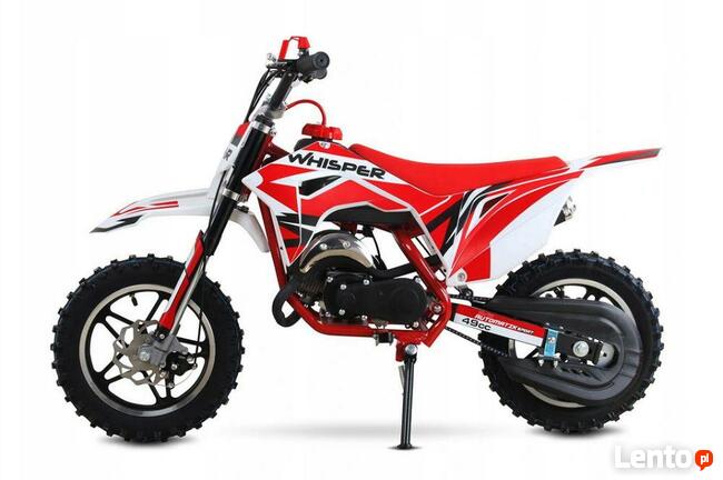 MINI CROSS kross motocykl 49 50 WHISPER KOŁA 10 dla dziecka