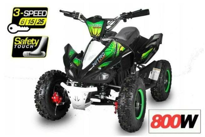 Mini QUAD atv ELEKTRYCZNY PYTHON 800W dla dziecka