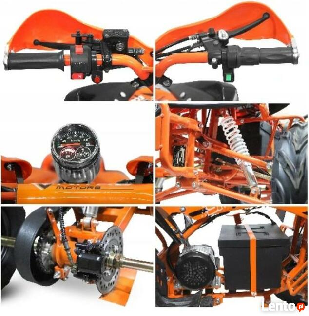 QUAD atv ELEKTRYCZNY SPEEDY 1000 WAT 48V 24h dla dziecka