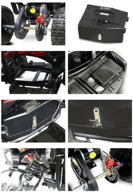 Mini QUAD atv ELEKTRYCZNY PYTHON 800W dla dziecka