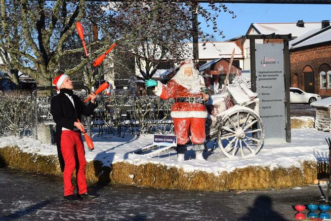 Oryginalne świąteczne artystyczne atrakcje