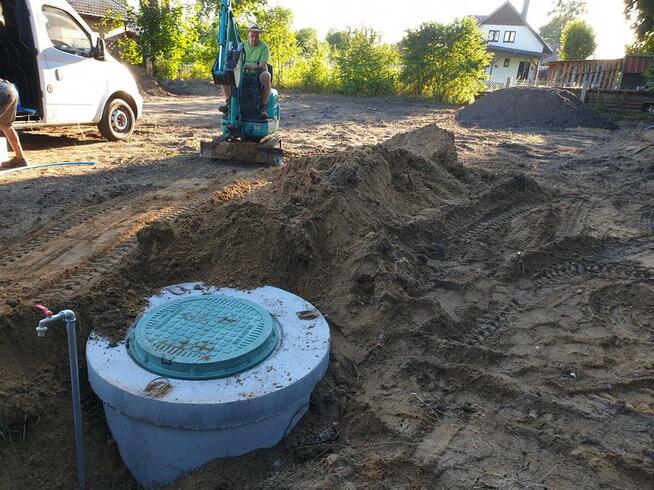 Usługi minikoparką Studnie Głębinowe Wiercone.