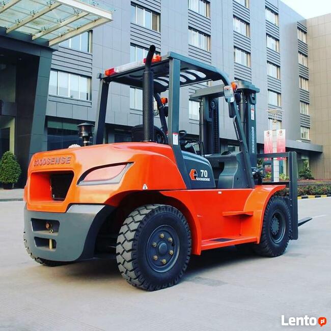 Wózek widłowy NOWY z obrotnicą i pantografem GOODSENSE