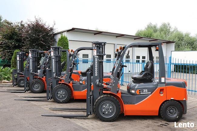 Wózek widłowy NOWY z obrotnicą i pantografem GOODSENSE