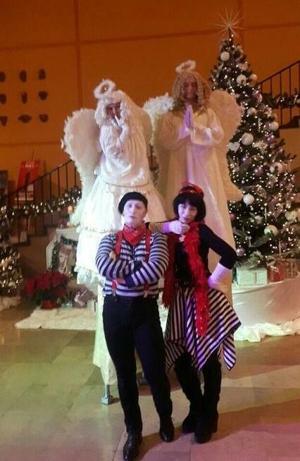 Oryginalne świąteczne artystyczne atrakcje