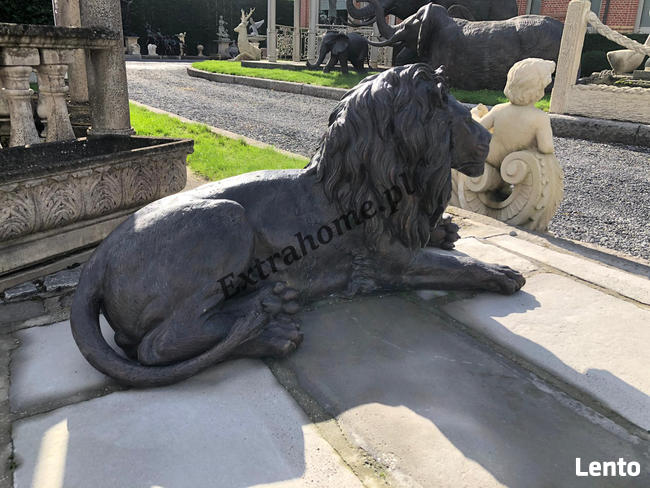 Król Lew , Lew z brązu 145cm , figura z brązu