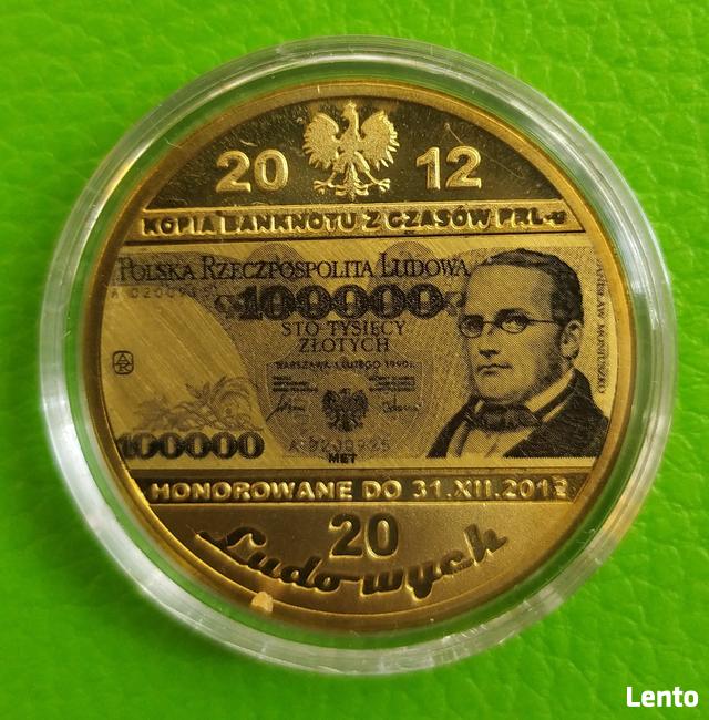 Zagadka Banknot Moneta 20 PRL 100 200 5000 1000 Milion ZŁOTO