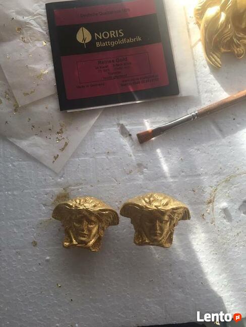 Uchwyty do mebli Versace pozłocone czystym złotem