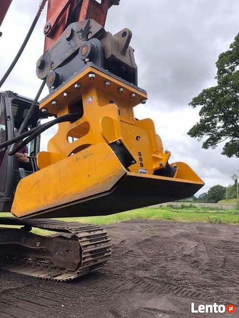 Zagęszczarka hydrauliczna dla koparek o masie 8-16 ton