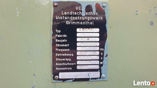 PRASA Hydrauliczna Wysięgowa Praska WMW VEB PYE PYTE 4T