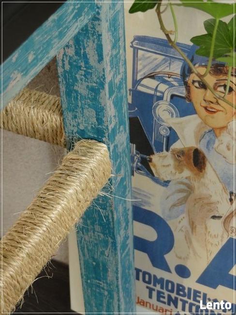 STOŁEK_stolik kawowy_ręcznie odnowiony