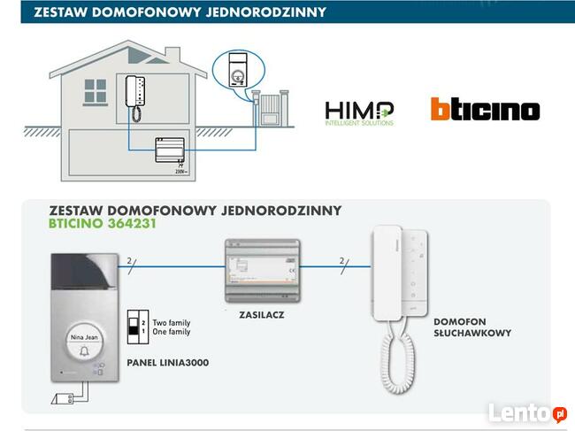 HIMP.pl - Wideodomofony Bticino , Sprzedaż , Montaż , Serwis