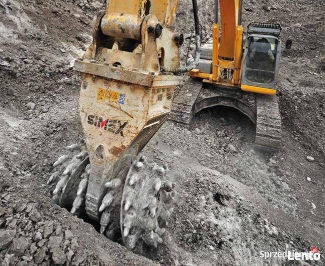 Głowica frezująca TF850 dla koparek o masie 14-22 ton