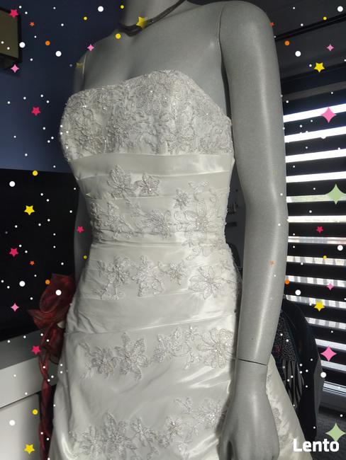 Ekskluziv Suknia ślubna kolekcja Agnes ecru uwodzicielska!