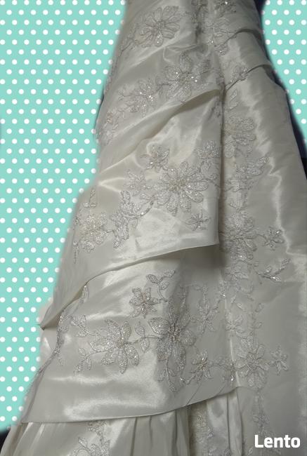 Ekskluziv Suknia ślubna kolekcja Agnes ecru uwodzicielska!