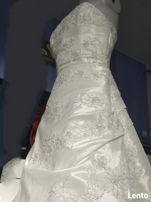 Ekskluziv Suknia ślubna kolekcja Agnes ecru uwodzicielska!