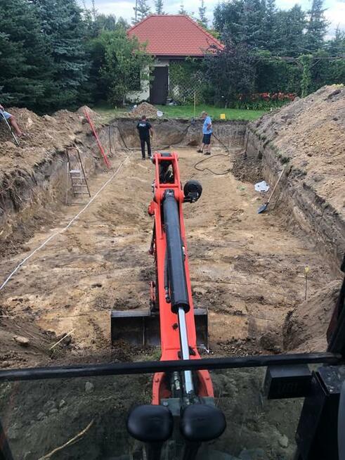 USŁUGI MINIKOPARKĄ, MINIŁADOWARKĄ, WYWROTKĄ, DRENAŻ, PIASEK