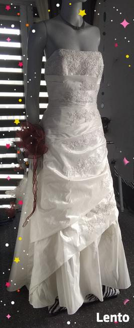 Ekskluziv Suknia ślubna kolekcja Agnes ecru uwodzicielska!