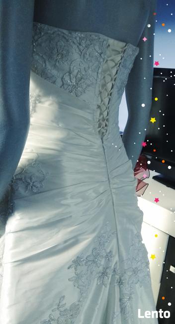 Ekskluziv Suknia ślubna kolekcja Agnes ecru uwodzicielska!