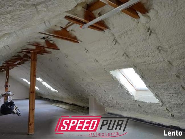 Ocieplanie Poddaszy Piana Pur Dach Strop Wiązary Budowa