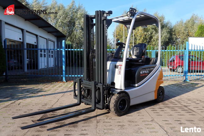 elektryczny wózek widłowy używany Still EXV TRIPLEX maszt