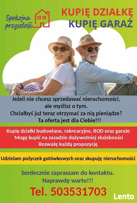 Kupię mieszkanie dom z lokatorami Dożywotnia Służebność