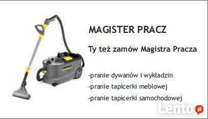 Pranie tapicerki, pranie dywanów i wykładzin, ozonowanie